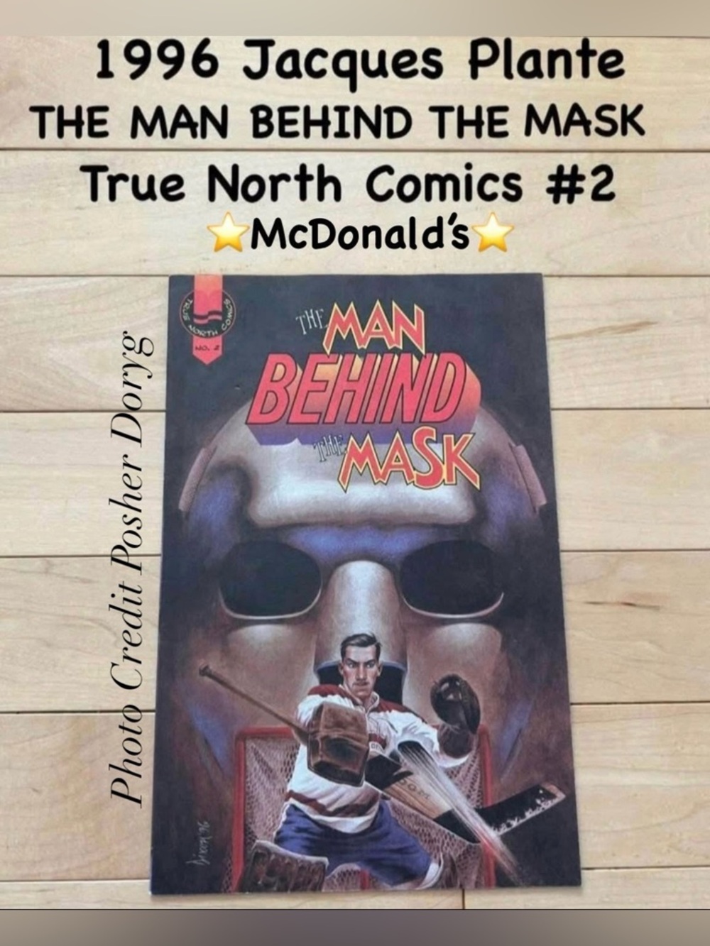 Vintage 1996 The Man Behind the Mask McDonald’s True North Comics #2